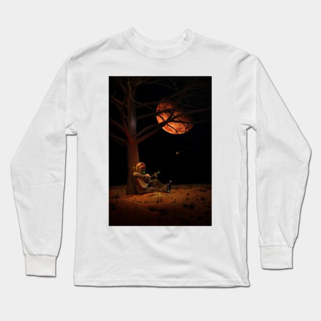 Moonlight Jam Long Sleeve T-Shirt by nicebleed